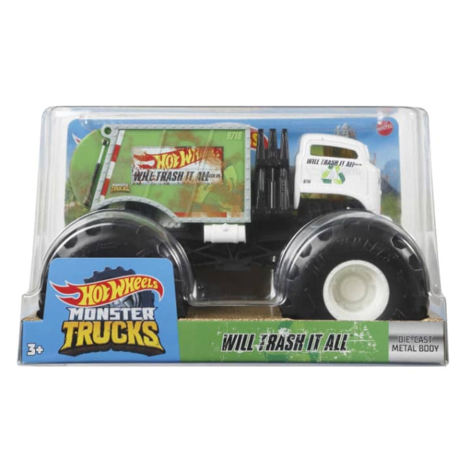 Hot Wheels Monster Trucks- Will Trash It All