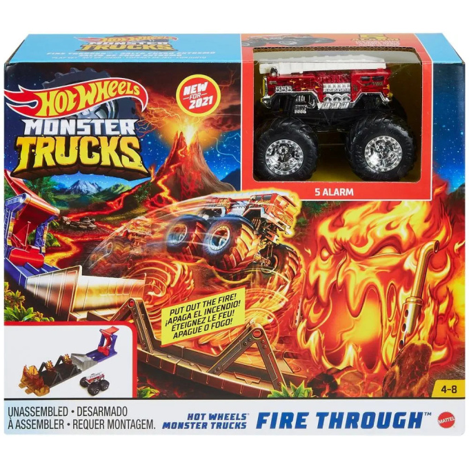 Hot Wheels Monster Trucks- Fire Through
