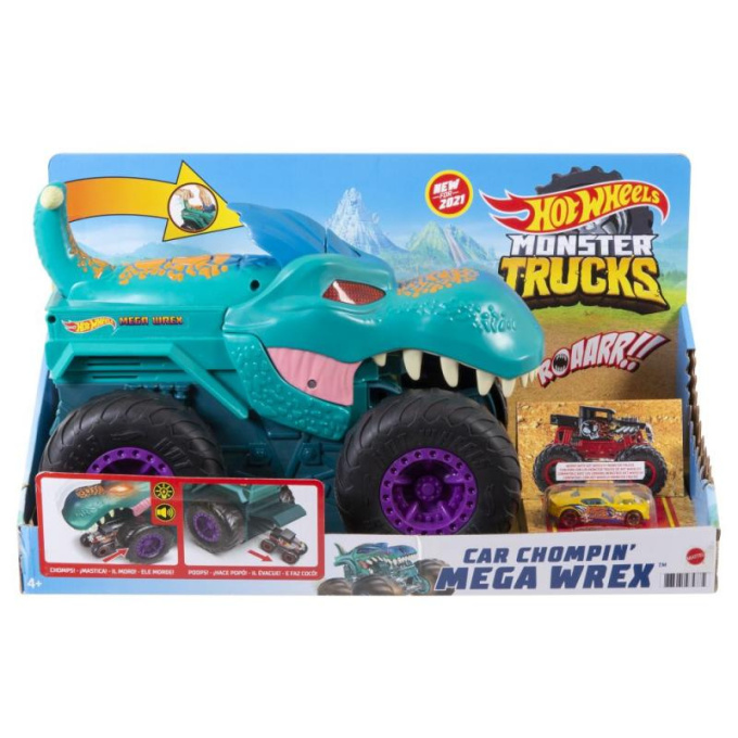 Hot Wheels- Monster Trucks Mega Wrex
