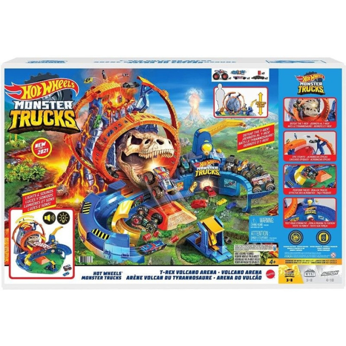 Hot Wheels – Autodráha s T-Rexom