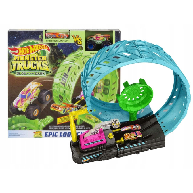 Hot Wheels Monster Truck -Svítící dráha