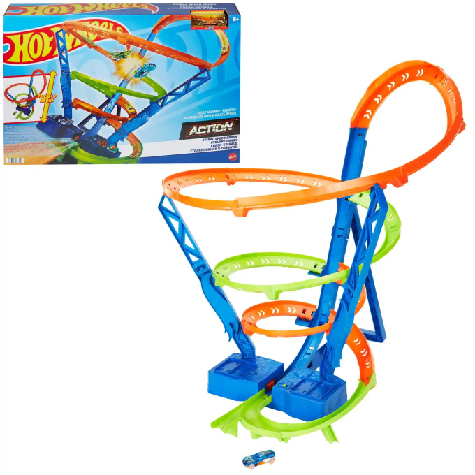Hot Wheels- Dráha spirála