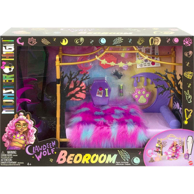 Monster High - Ložnice Clawdeen Wolf