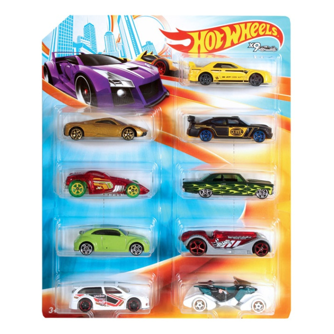 Hot Wheels - 9-pack