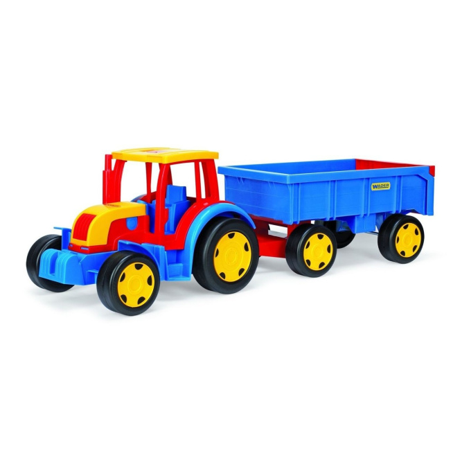 Traktor s vlečkou