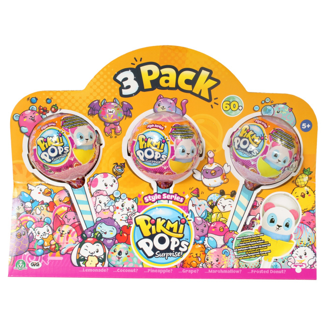 Pikmi Pops - Plyšová zvířátka 3-balení