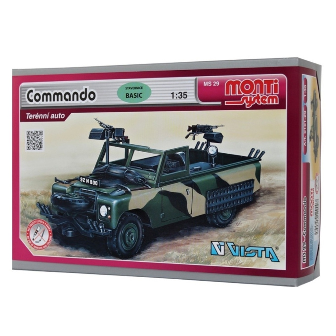 Monti System - Stavebnice Commando Land Rover 1:35