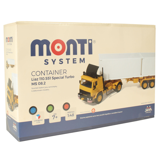 Monti System - Stavebnice - Kontejner Liaz 1:48