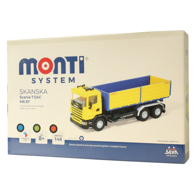Stavebnice Monti Systém - Scania Skanska