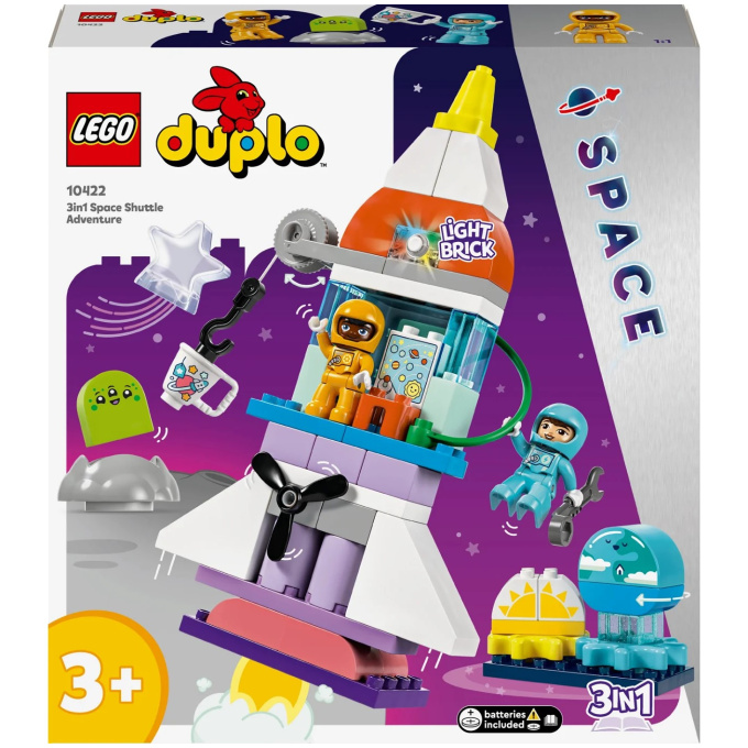 10422 Lego Duplo – Vesmírné dobrodružství s raketoplánem 3 v 1