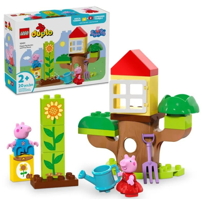 LEGO DUPLO –  Prasátko Peppa – zahrada a dům na stromě