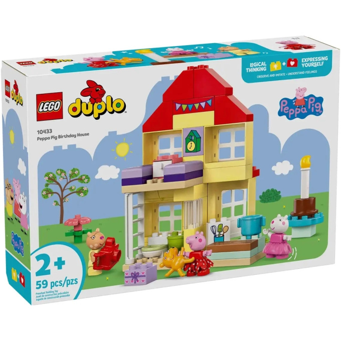 10433 Lego Duplo – Prasátko Peppa A Narozeninový Dům