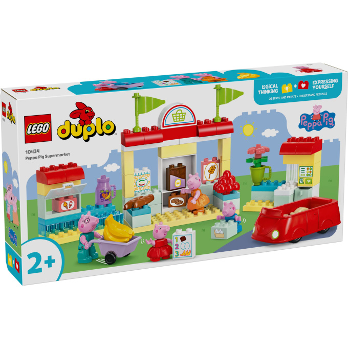 10434 Lego Duplo – Prasátko Peppa a supermarket