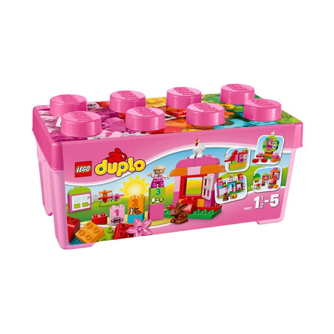 10571 LEGO DUPLO - Růžový box plný zábavy
