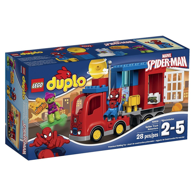10608 LEGO DUPLO - Spider-Man dobrodružství s kamionem