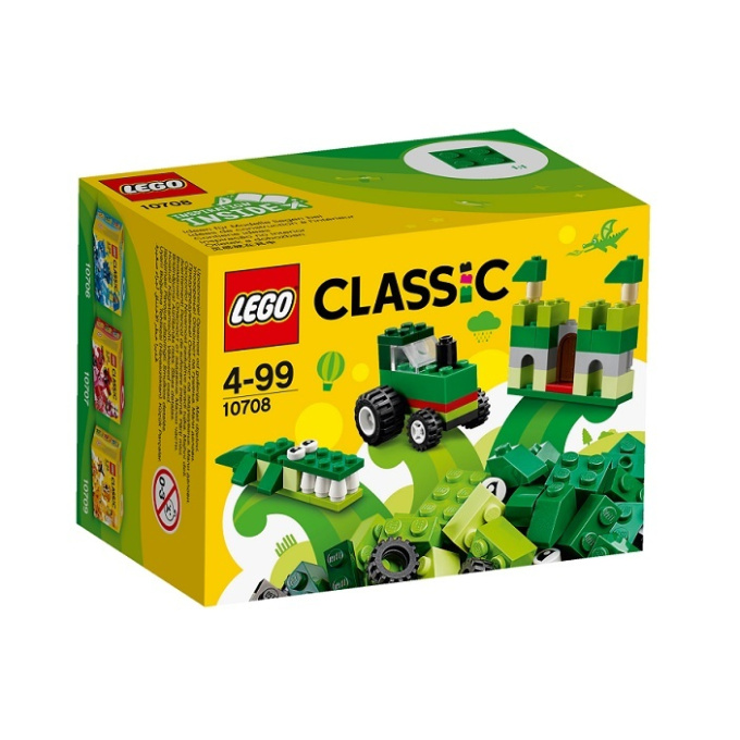 10708 LEGO CLASSIC – Zelený kreativní box
