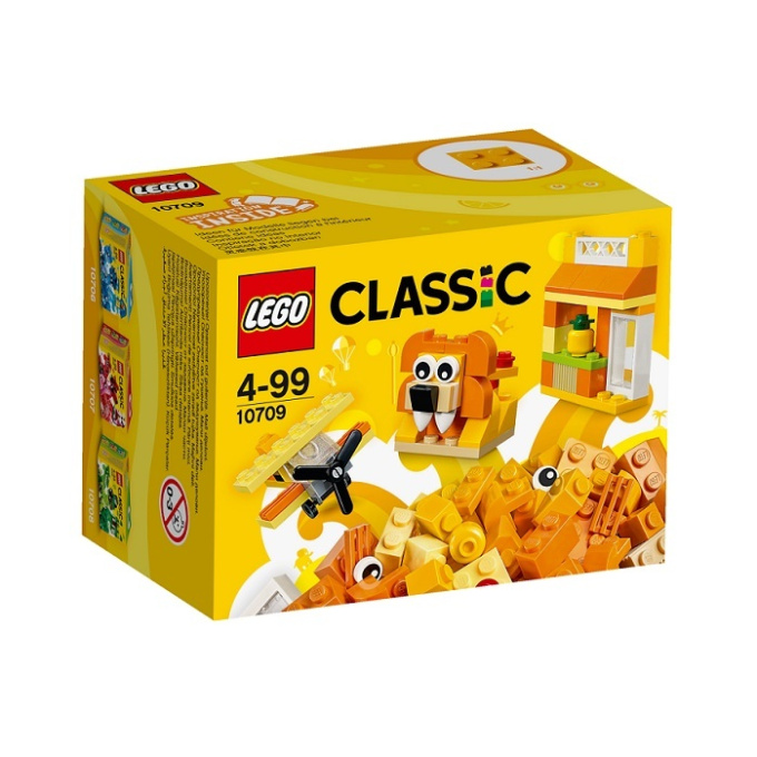 10709 LEGO CLASSIC – Oranžový kreativní box