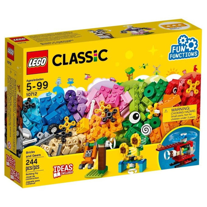 10712 LEGO CLASSIC - Kostky a ozubené kolečka