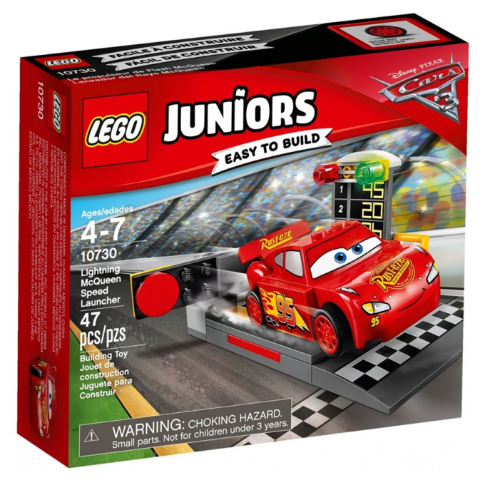 10730 LEGO JUNIORS - Vystřelovač Bleska McQueena