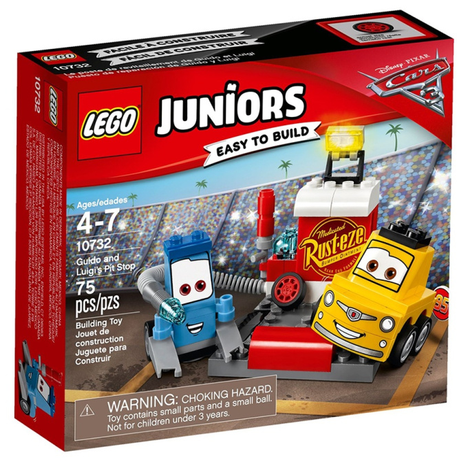 10732 LEGO JUNIORS - Zastávka v boxech Quida a Luigiho