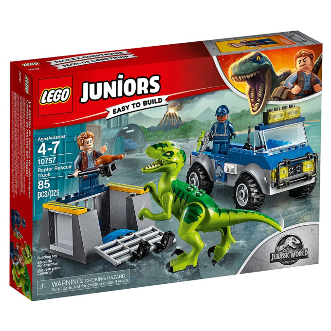 10757 LEGO JUNIORS - Raptor a záchranářské vozidlo