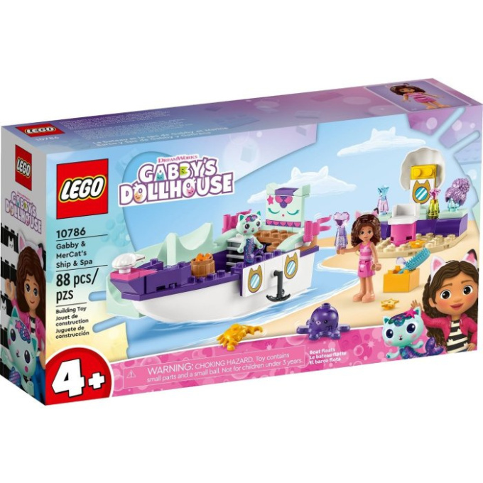 10786 LEGO Gabby's Dollhouse- Gábi a Rybočka na luxusní lodi