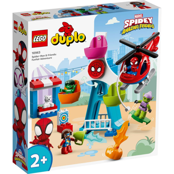10963 Lego Duplo- Spider-Man a kamarádi: Dobrodružství v Lunaparku