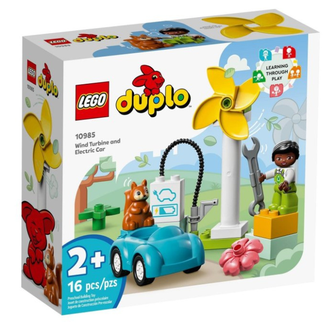 10985 Lego Duplo – Větrná turbína a Elektromobil
