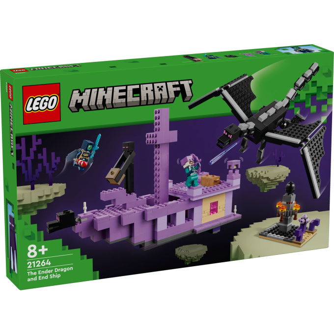 21264 Lego Minecraft – Drak z Enderu a loď z Endu