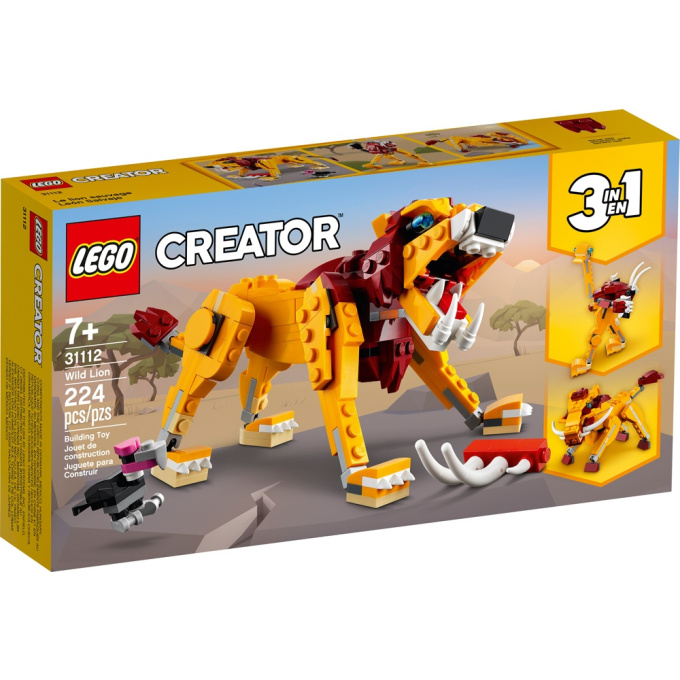 31112 Lego Creator - Divoký lev 3v1