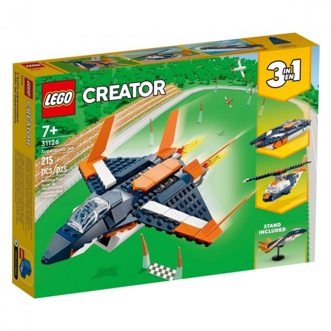 31126 Lego Creator – Nadzvuková stíhačka