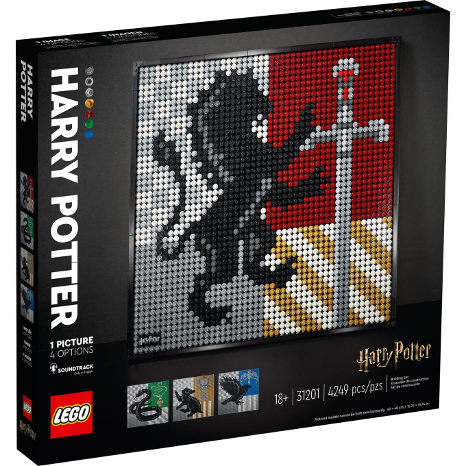31201 LEGO ART - HARRY POTTER Erby bradavických kolejí