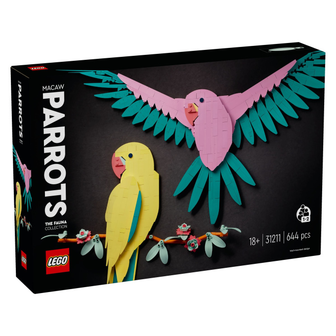 31211 Lego Art – Kolekce zvířat – Papoušek Ara
