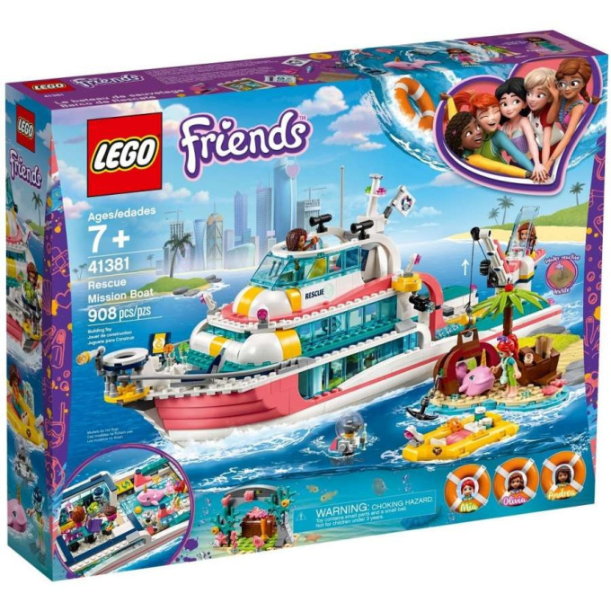 41381 Lego Friends: záchranný člun