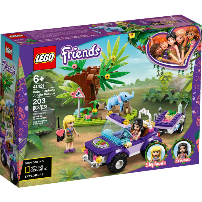41421 LEGO FRIENDS – Záchrana slůněte v džungli