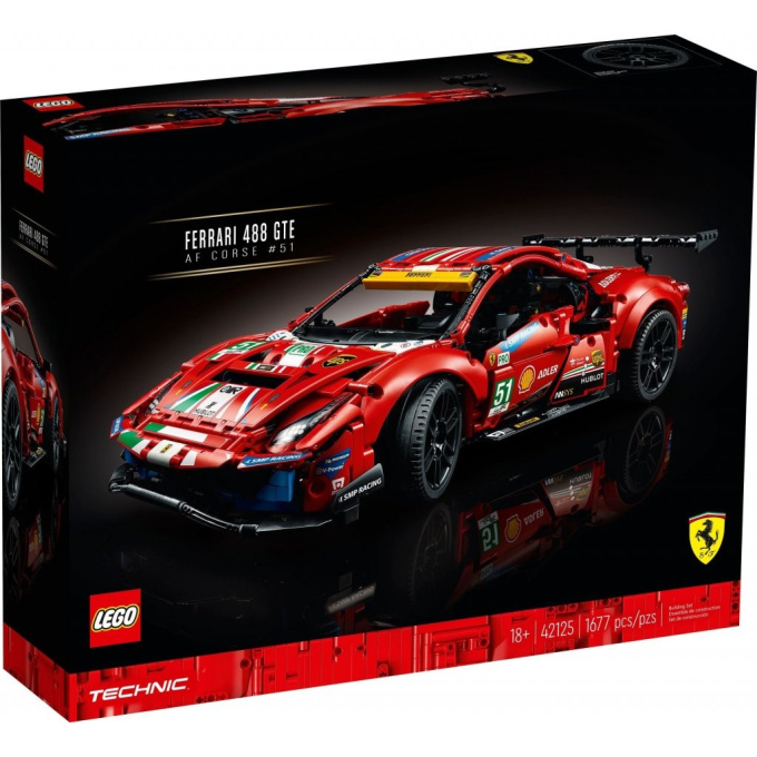 42125 Lego Technic – Ferrari 488 GTE AF Corse #51