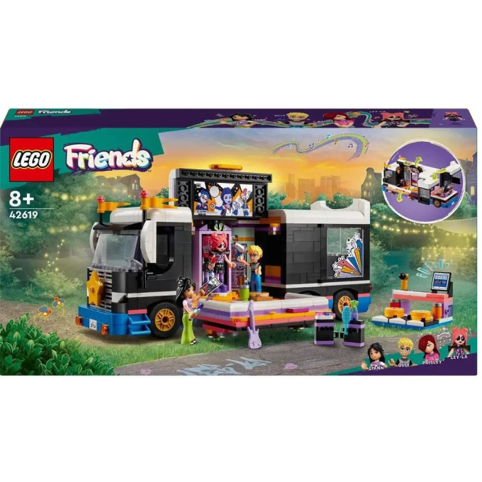 42619 Lego Friends – Autobus na turné popových hvězd