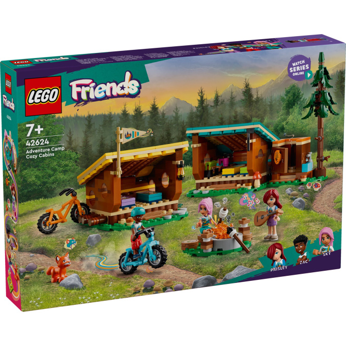 42624 Lego Friends – Útulné chatky na dobrodružném táboře