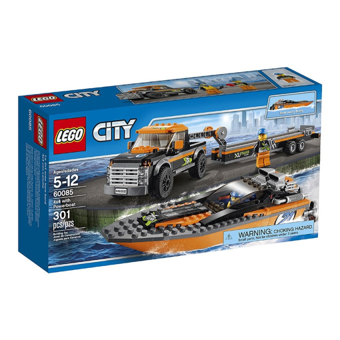 60085 LEGO CITY - Motorový člun