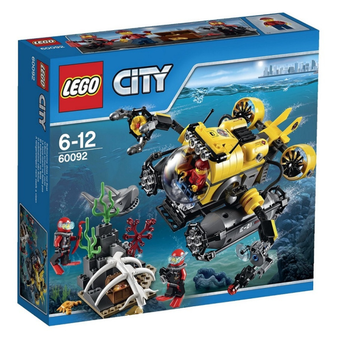 60092 LEGO CITY - Hlubinná ponorka