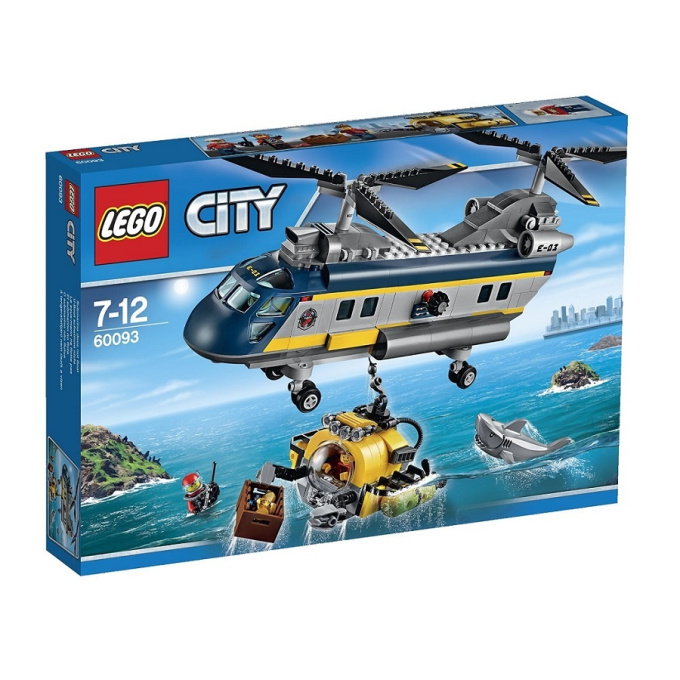 60093 LEGO CITY - Vrtulník pro hlubinný mořský výzkum