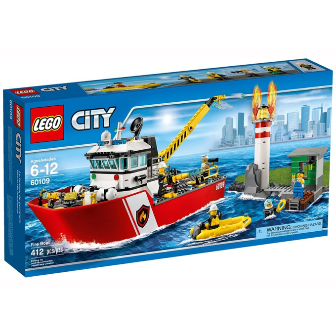 60109 LEGO CITY - Hasičský člun