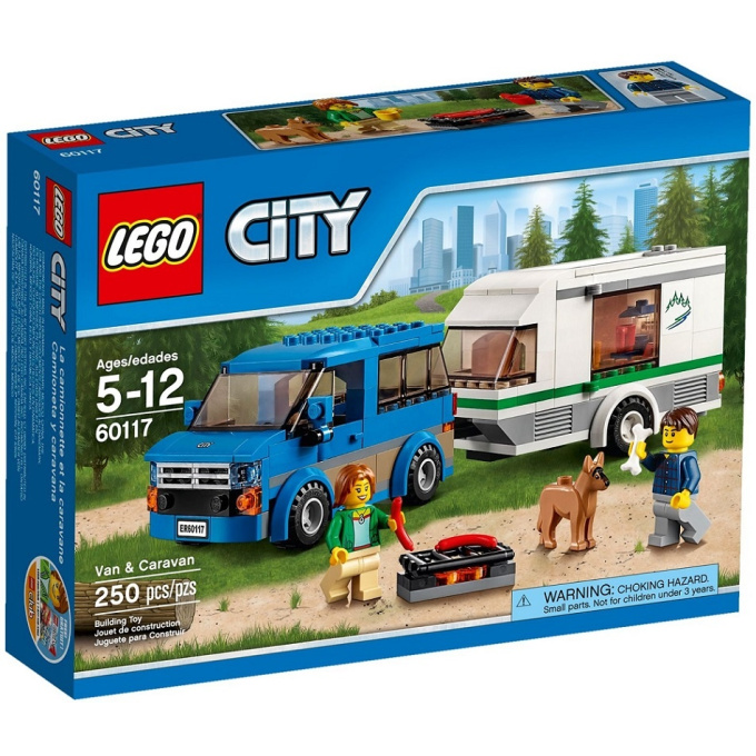 60117 LEGO CITY - Dodávka a karavan
