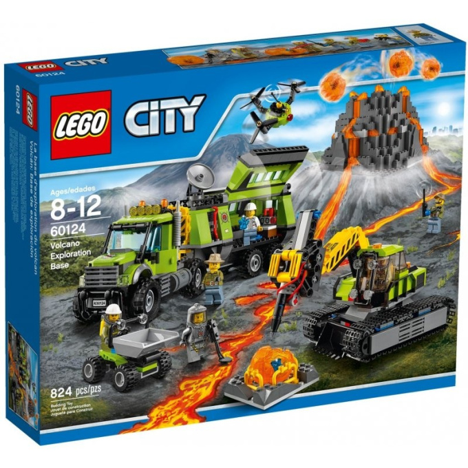 60124 LEGO CITY – Sopečná základna průzkumníků