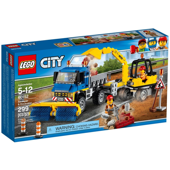 60152 LEGO CITY - Zametací vůz a bagr