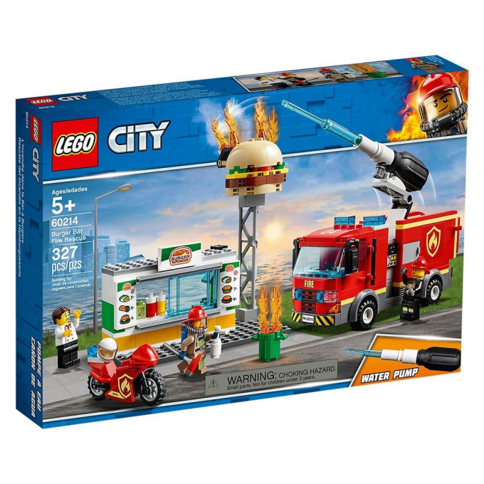 60214 LEGO CITY - Zásah hasičů v burgrárni