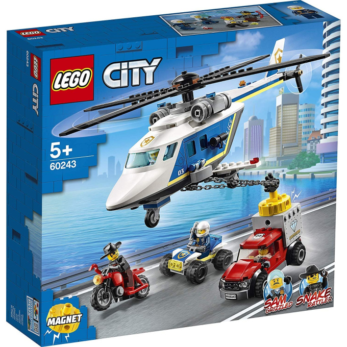 60243 Lego City- Pronásledování s policejní helikoptérou