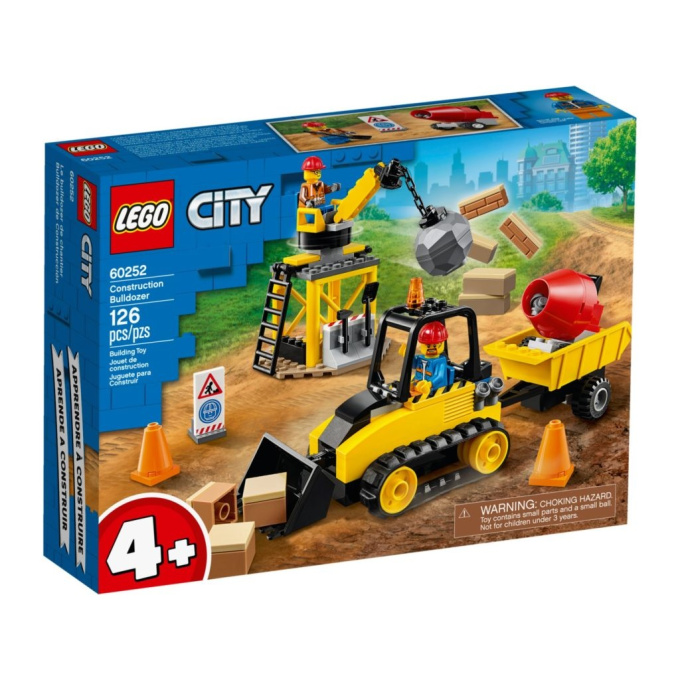 60252 LEGO CITY - Buldozer na stavbě