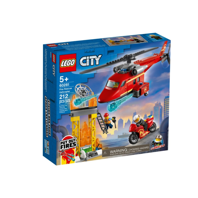 60281 Lego City – Hasičský vrtulník
