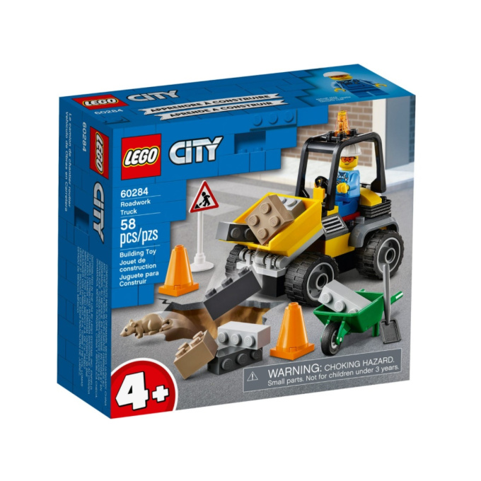 60284 Lego City – Náklaďák silničářů